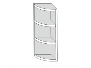 19.30.0р Полка угловая (h=913) радиусная  ЛДСП УНИ в Ивделе - ivdel.magazin-mebel74.ru | фото