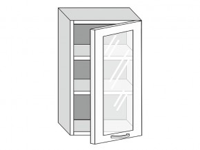 19.50.3 Шкаф настенный (h=913) на 500мм с 1-ой стекл. дверцей в Ивделе - ivdel.magazin-mebel74.ru | фото