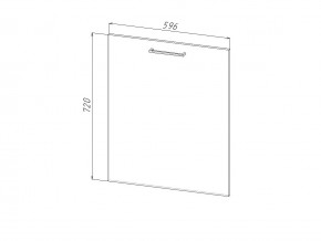 П 60 Комплект для посудомоечной машины 600 мм (цоколь + фасад) ЛДСП в Ивделе - ivdel.magazin-mebel74.ru | фото