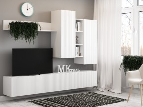 Стенка НМ-001 Сканди МДФ фасад белый в Ивделе - ivdel.magazin-mebel74.ru | фото