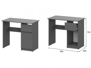 Стол письменный 900 Денвер Графит серый в Ивделе - ivdel.magazin-mebel74.ru | фото